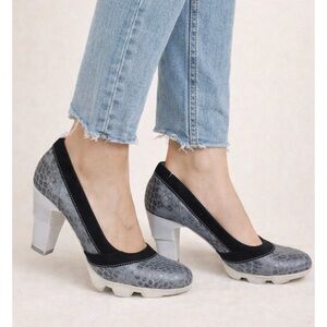 Prophecy leather upper designer shoes size 37”